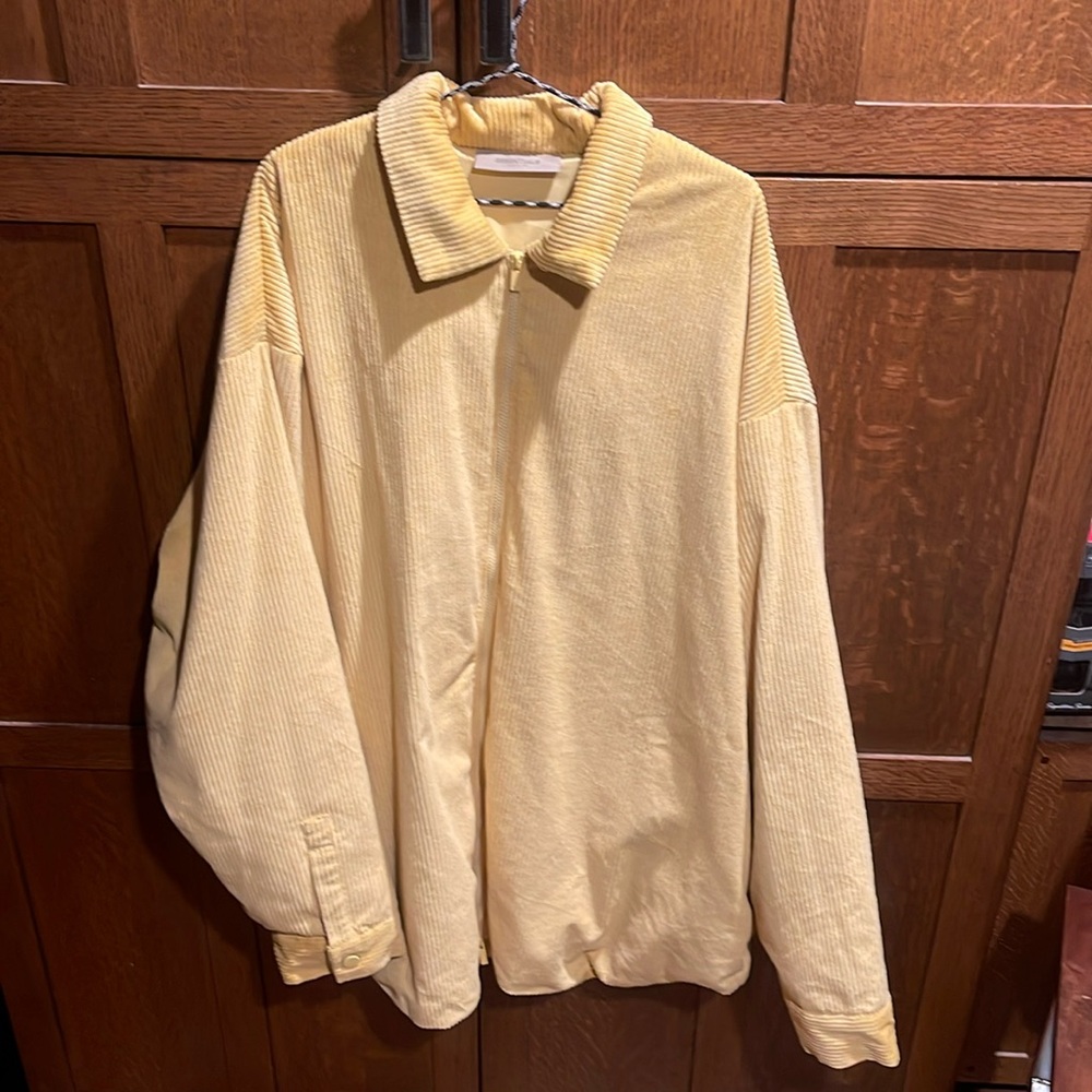 Essentials fear of god. Mens xl corduroy jacket NWOT